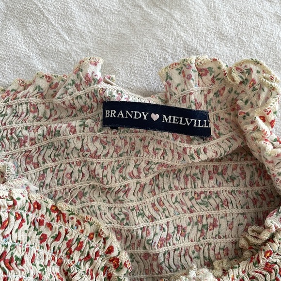 BRANDY MELVILLE floral tube top - Picture 2 of 3